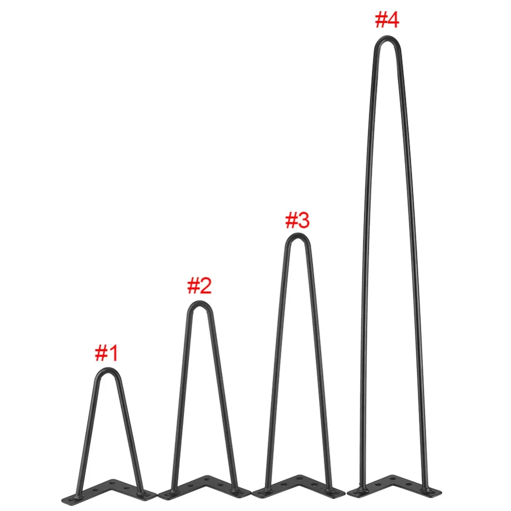 Черные железные ножки стола домашние аксессуары для DIY ручной работы мебель 8 дюймов 12 дюймов 16 дюймов 28 дюймов дополнительно