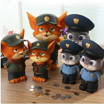 

Creative cartoon animal crafts, foxes and cats, home office desktop decorations, children's birthday gifts