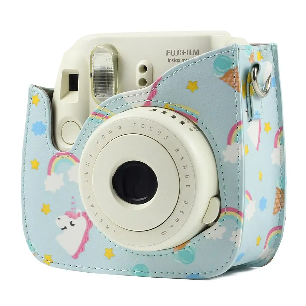 Fuji Fujifilm Instax Mini 9 Mini 8 сумка для камеры из искусственной кожи Аксессуары для мгновенной камеры сумка на плечо защитный чехол с ремешком