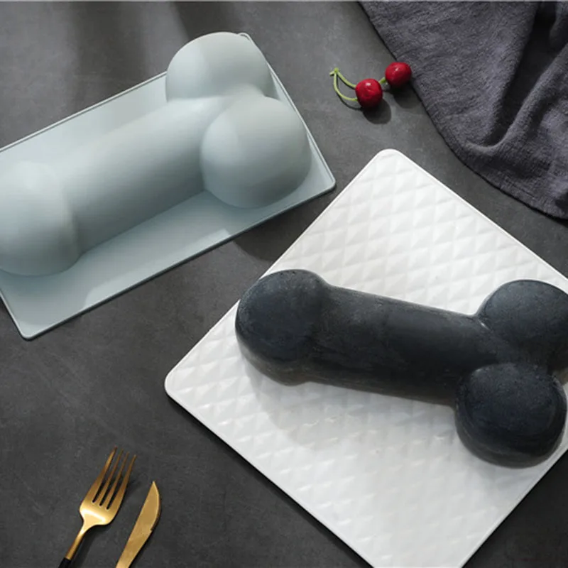 1 шт. 3D пенис DIY помадка для украшения торта силиконовая форма одной вечеринки