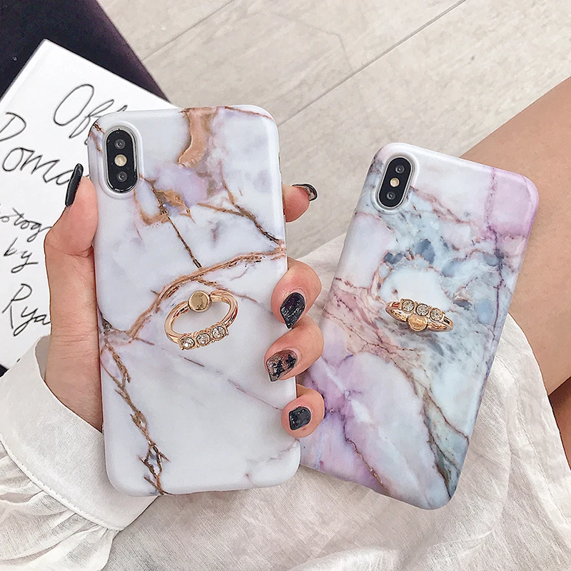 Чехол LOVECOM для телефона iPhone 11 Pro Max XR XS 6 6S 7 8 Plus X Роскошный Матовый Мягкий чехол IMD с