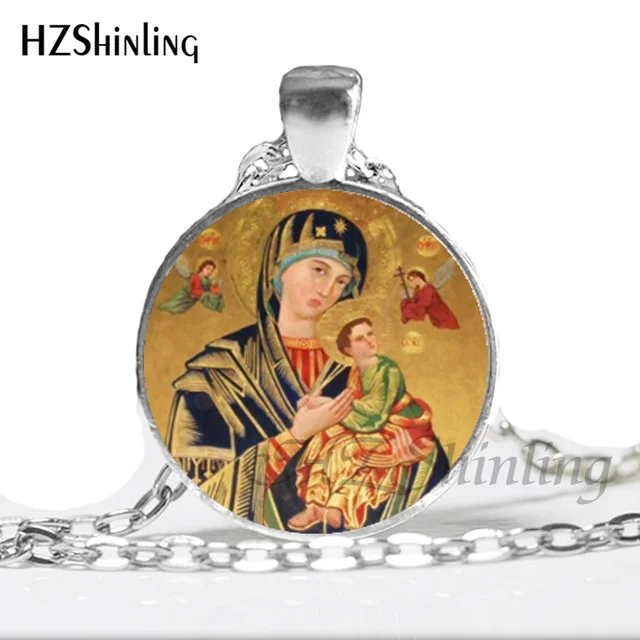 Mother Of Perpetual Help Gold Necklace 2025