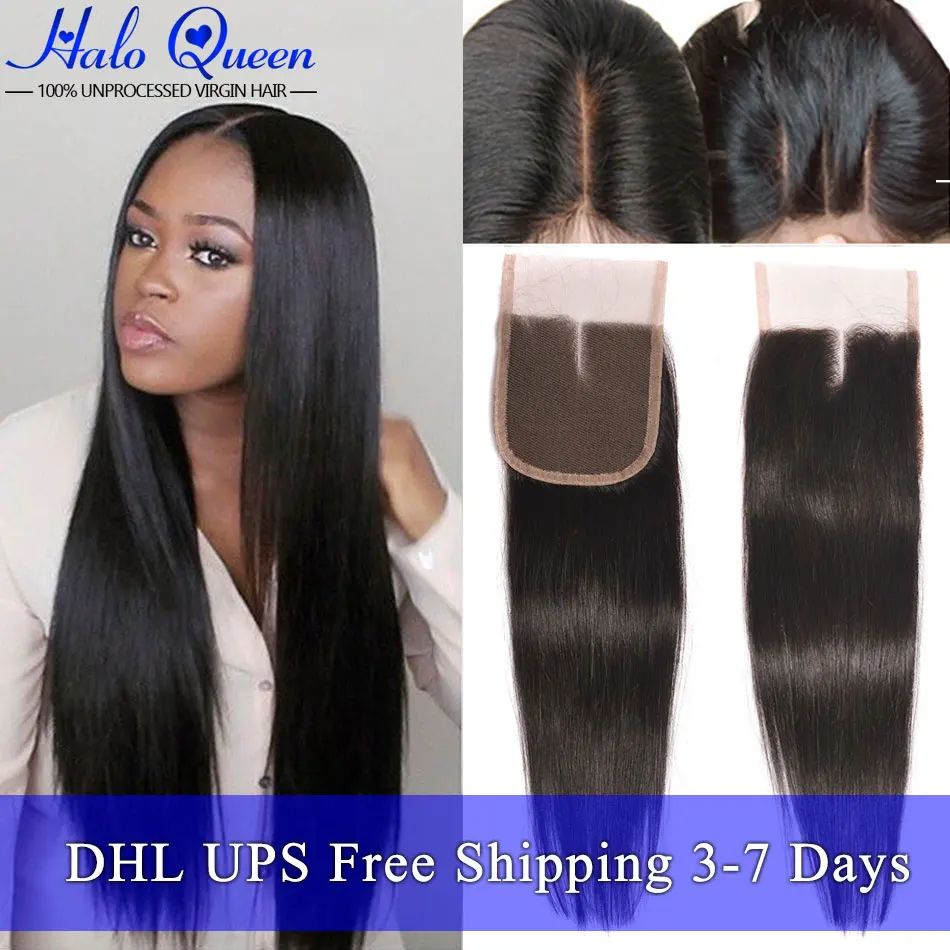 Brazilian Straight Closure Brazilian Lace Closure Straight Hair