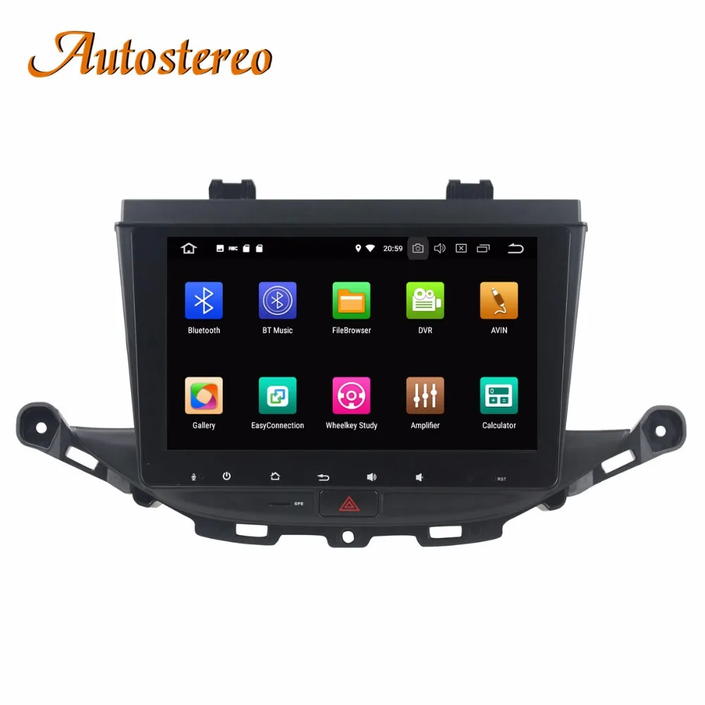 Discount Autostereo Android 9 Car no DVD Player GPS navigation For Opel ASTRA K 2016 2017 headunit multimedia player radio tape recorder 4