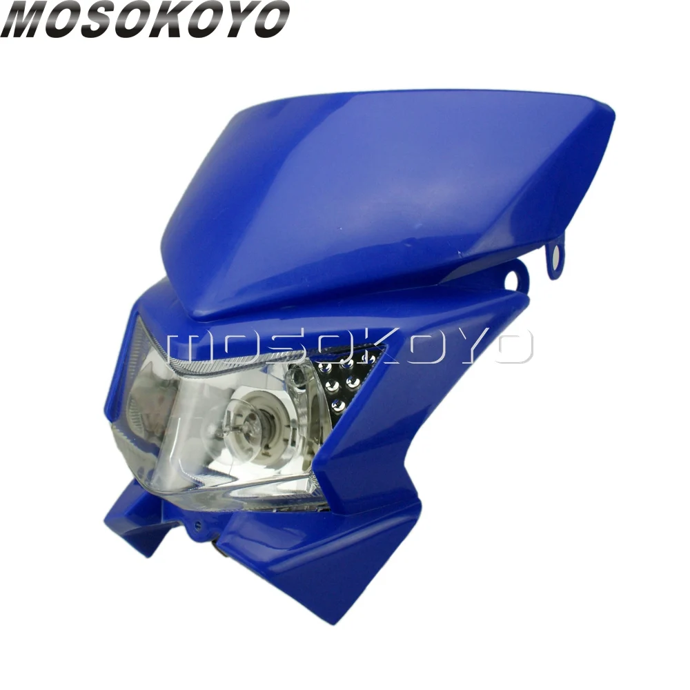 Комплект передних фар для мотокросса 12 В 35 Вт Kawasaki Honda Yamaha WRF250 400 426 450 YZ TTR WR XT YZF WRF DT