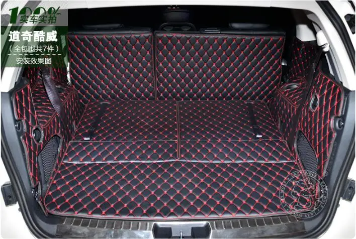 

JIOYNG Full Rear Trunk Tray Liner Cargo Mat Floor Protector foot pad mats for Dodge Journey JCUV 2013 2014 2015 2016 2017 2018
