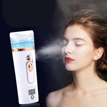 

Beauty Tools Portable Facial Care Steaming Devices Moisturizing Water Spray Skin moisture tester Mini USB Charge Nebulizer