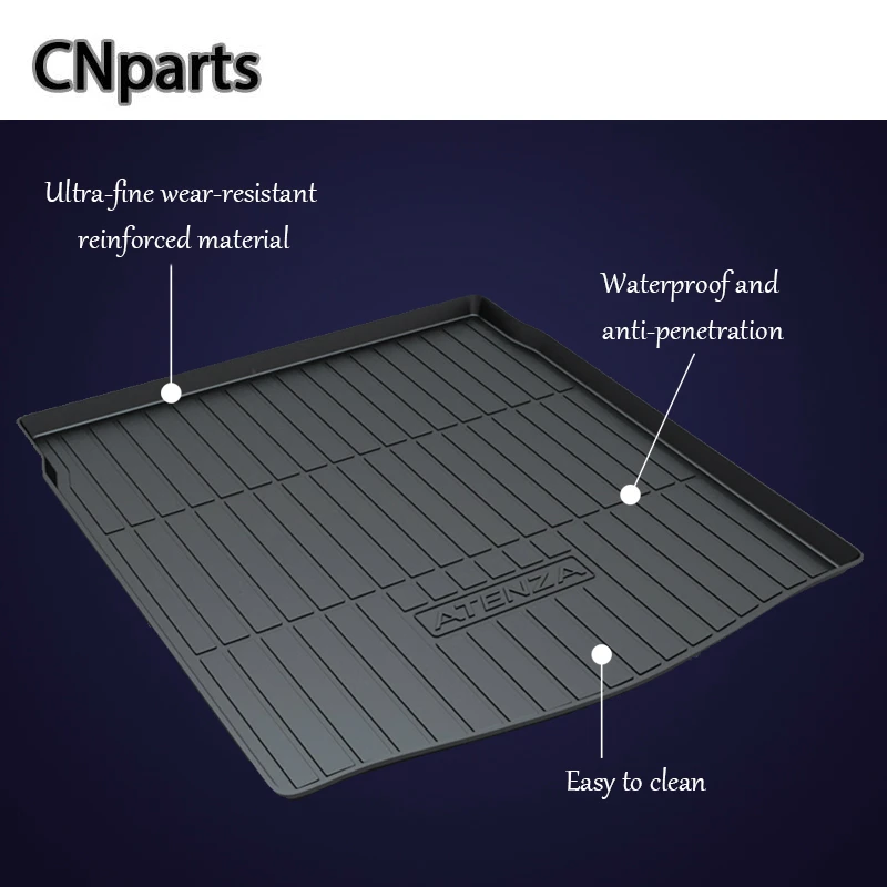 

CNparts Car Cargo Liner rear trunk mat For Mazda 3 6 CX-5 KE KF CX-7 CX-9 Axela Hatchback Sedan Atenza Ruiyi Boot Accessories