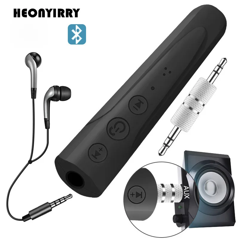

Hands-Free Wireless Bluetooth 4.2 3.5mm Jack Aux Audio Receiver Adapter Music Receiver MP3 Player Car Bluetooth Kit