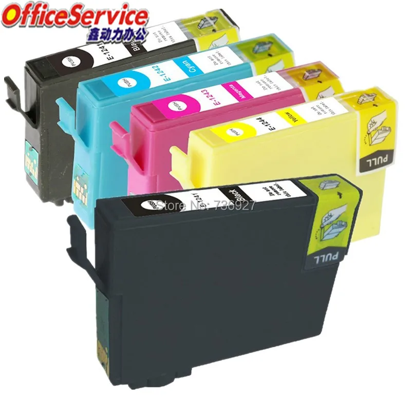 5X T1241 T1242 T1243 T1244 совместимый чернильный картридж для Epson Stylus NX125 NX127 NX130 NX230 NX330 NX420 NX430