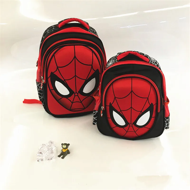 

3D mochila stereo Spider man Cute Backpack Children's New School Bag Boys Backpack Kids Children Cartoon School Bags Backpack
