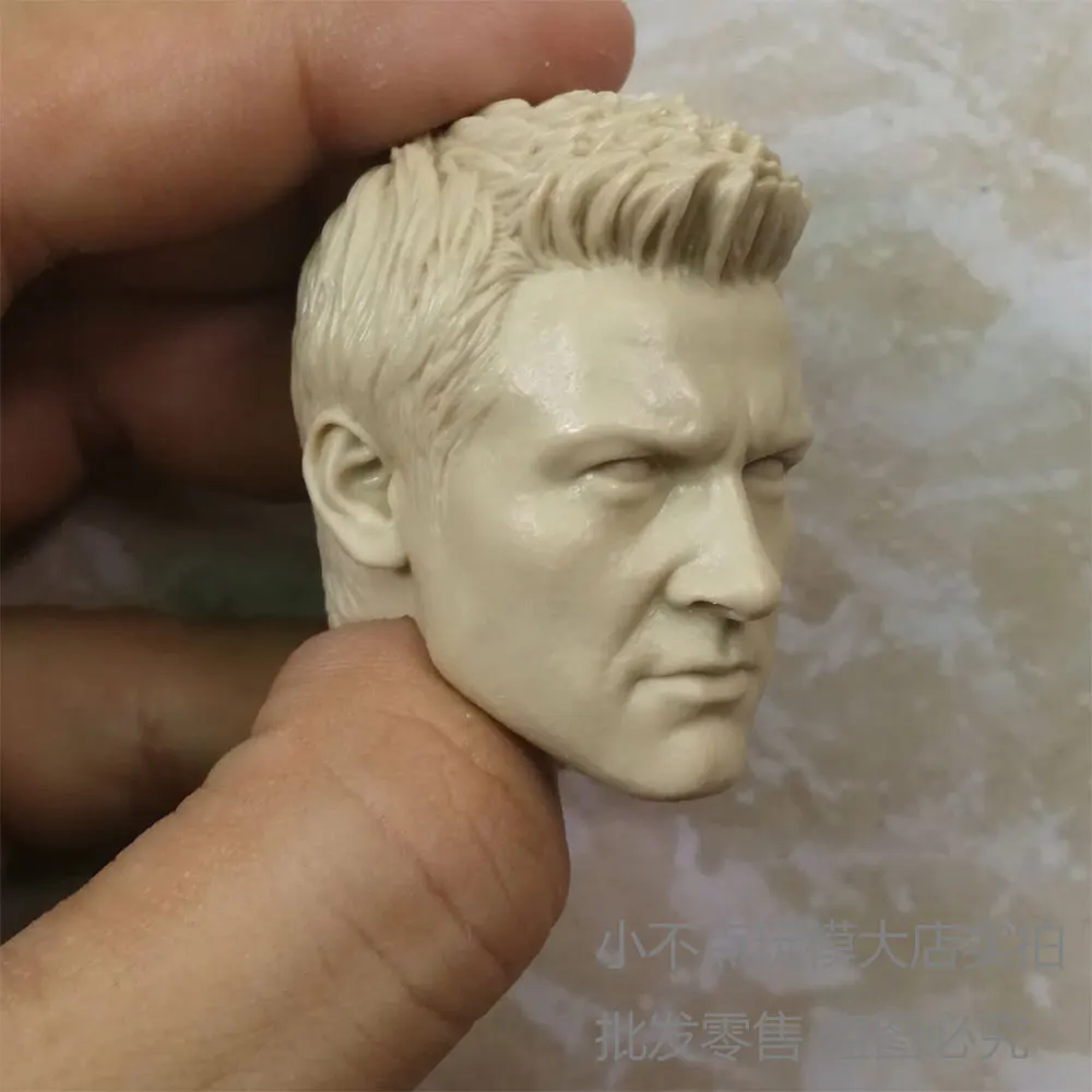 1/6 масштаб на заказ пустая голова лепить Мстители Hawkeye Джереми Реннер|head sculpt|1/6