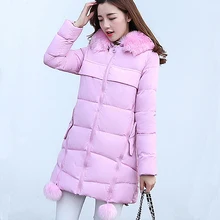 2018 New Winter Jacket women large size in the long section down cotton parka women fashion slim jacket thick winter coat цена 2018 New Winter Jacket women large size in the long section down cotton parka women fashion slim jacket thick winter coat цены онлайн