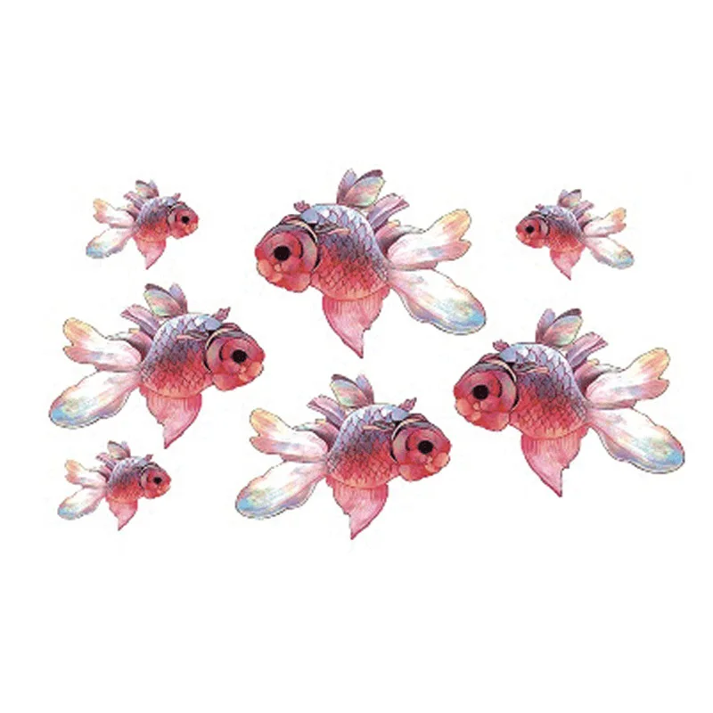 2017NEW Hot Design Temporary Tattoo for Adult Waterproof Tatoo Sticker Body Art Pink Goldfish A-048 Fake Tattoo Man Woman fake-body-tattoos : image 2017NEW Hot Design Temporary Tattoo for Adult Waterproof Tatoo Sticker Body Art Pink Goldfish A-048 Fake Tattoo Man Woman fake-body-tattoos