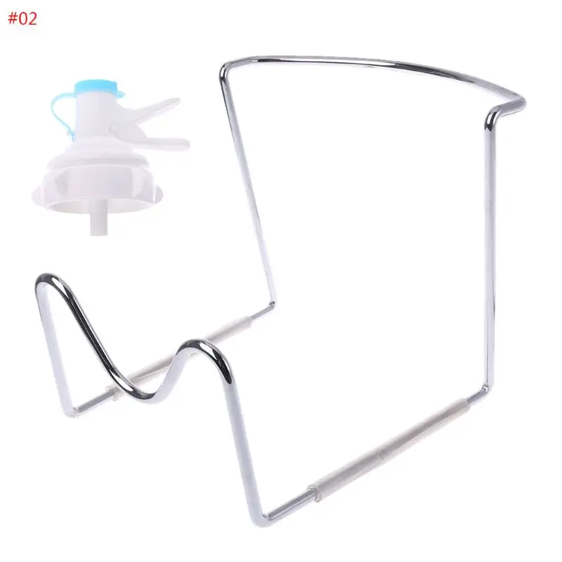 

5 Gallon Water Jug Bottle Shelf Rack Holder Dispenser Stand With 55mm Valve Plug Set
