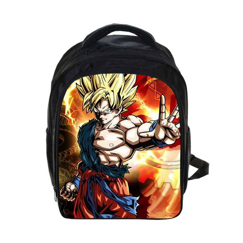 Kids Anime Dragon Ball Z Backpack Sun Goku Children School Bags Boys