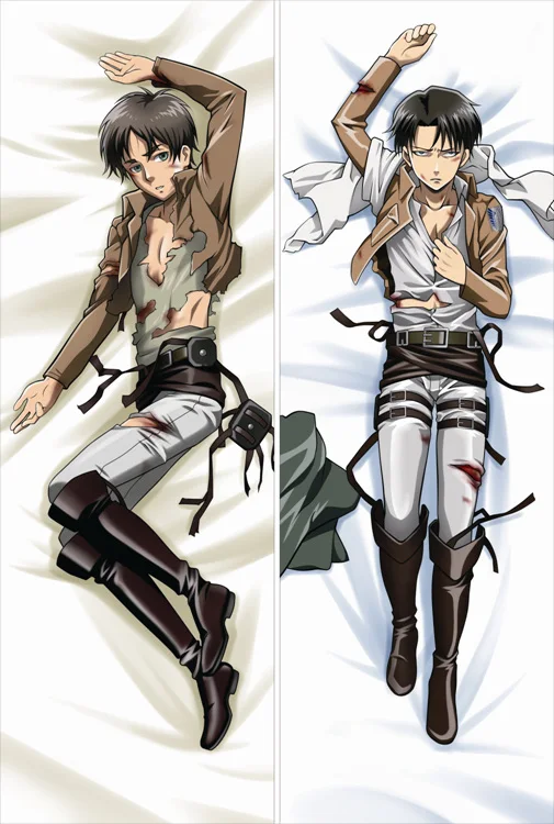 Daki Anime Shingeki Keine Kyojin Mikasa Ackerman Angriff Auf Titan Levi Ackerman Japanischen Waifu Umarmt Korper Kissenbezuge Aliexpress Mobile