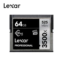 Original Lexar 3500X CF Card 64gb 128gb 256gb 512gb CFast 2 0 Prfessional Camer Memory Card