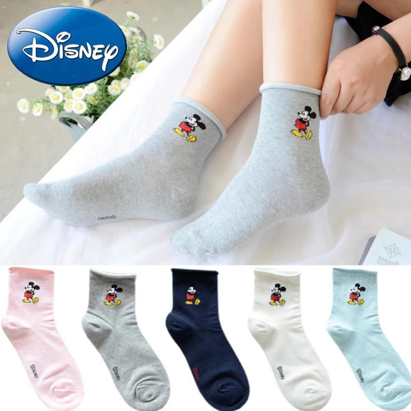 

Disney Kid Girl Boy Cotton Long Warm-Socks Autumn Winter-Sock Breathable 2018 Child Cartoon Mickey Comfortable-Socks Accessories