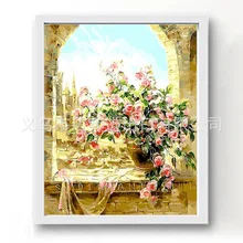 Новое поступление нужен Привлекательный Цветок пасторальная гуашь один кусок краски по номеру пакет