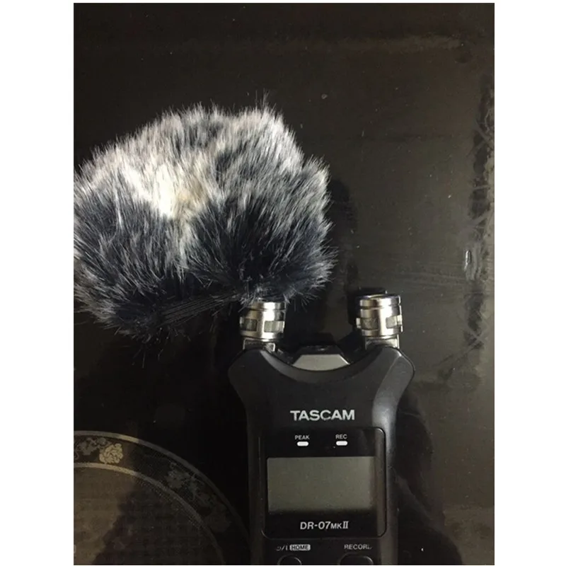 Уличный искусственный пушистый чехол на ветровое стекло муфта лобовое для Tascam