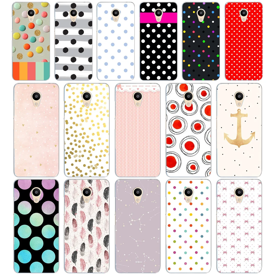 197DD Polka Dots Soft Silicone Cover Case for Meizu M2 M3S M3 M5S Mini note M5 M6 U10 U20 | Мобильные телефоны и