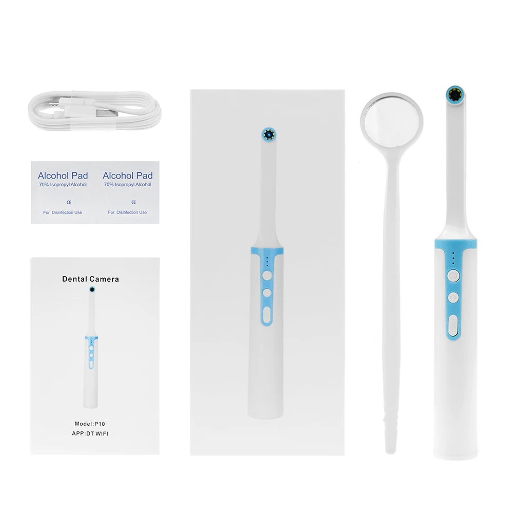 Wifi Intraoral камера 720 P HD wifi Стоматологическая внутриротовая камера Водонепроницаемый эндоскоп зубы зеркало светодиодный контроль света