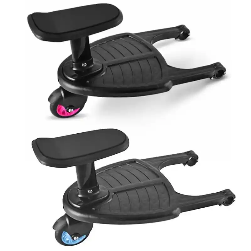 Fashion Stroller Auxiliary Trailer Twins Scooter Hitchhiker Second Child Stroller Pedal Adapter Scooter Standing Plate With Seat Strollers Accessories Aliexpress