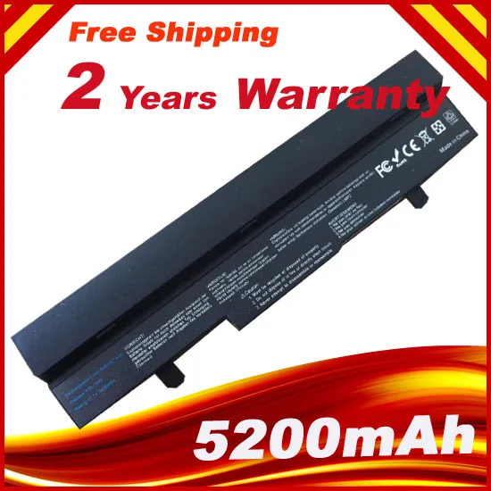 6 cells 5200mAh LI-ion Battery for Asus Eee PC EEEPC 1005 1005H 1005HA 1001 1001HA 1001P 1001PX 1101HA Black 6 cells 5200mAh LI-ion Battery for Asus Eee PC EEEPC 1005 1005H 1005HA 1001 1001HA 1001P 1001PX 1101HA Black