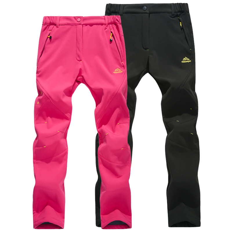 Mujeres Camping Trekking senderismo impermeable al aire libre escalada esquí Softshell Fleece caliente negro rosa más tamaño Mujeres Camping Trekking senderismo impermeable al aire libre escalada esquí Softshell Fleece caliente negro rosa más tamaño