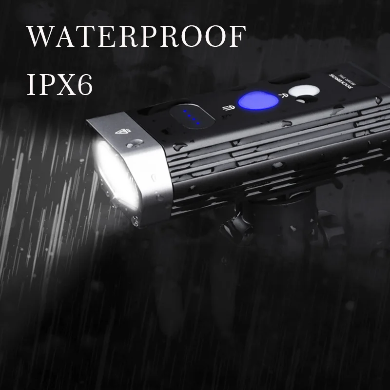 Sale ROCKBROS Bike Light Front 1800Lm 2 Led Bike USB Rechargeable Bicycle Light 5200 MhA Li-Battery Cycling Flashlight Power Bank 4 Sale ROCKBROS Bike Light Front 1800Lm 2 Led Bike USB Rechargeable Bicycle Light 5200 MhA Li-Battery Cycling Flashlight Power Bank 4