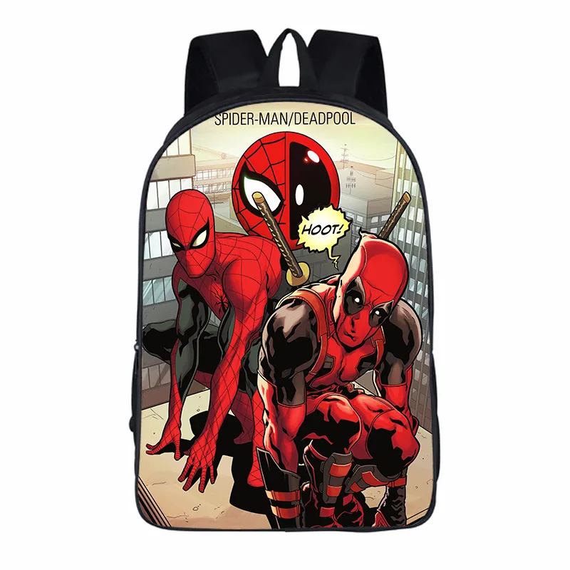 Новая мода Marvel плакат «Дэдпул» 2 рюкзак подросток Манга Стиль Студент Сумка замечательный подарок из фильма вентиляторы