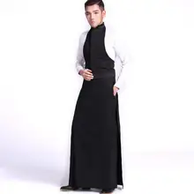 Европа и США; сезон осень-весна; модные оригинальные черные брюки-юбка; большие размеры; мужские брюки; 27-40