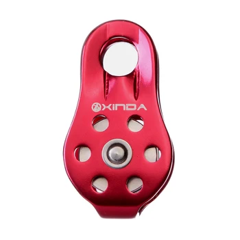 

Outdoor Climbing Rappelling Survival Ropr Travel Kits Climbing Rope Pulley Single Fixed Pulley