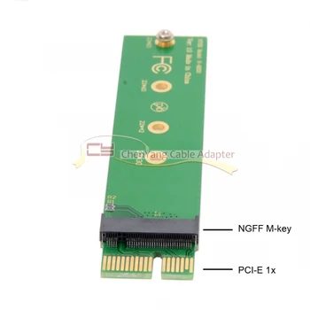 

10PCS/CY NGFF M-key NVME AHCI SSD to PCI-E 3.0 1x x1 Vertical Adapter for XP941 SM951 PM951 960 EVO SSD