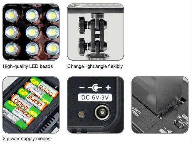 Godox LED126 camera LED lights for Digital Camera Camcorder DV Wedding Videography Photo Video Shooting-3