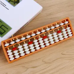 Математика Abacus Игрушка w/ликвидатор 13 цифры Граф Математика Калькулятор Дети раннего обучения Обучающие Caculating игрушки для детей