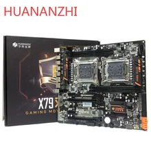 HUANANZHI huananzhi X79 двойной процессор LGA2011 LGA 2011 материнская плата с двойным процессором DDR3 подходит для серверного процессора и серверной памяти