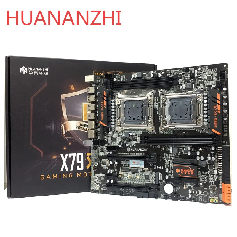 Huananzhi Huananzhi X79 Dual Cpu Lga2011 Lga 2011 Motherboard With Dual