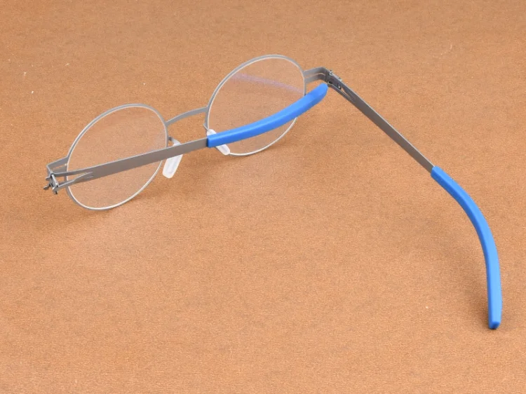 Ретро Круглые очки из нержавеющей стали, оправа для мужчин и женщин, оптические очки по рецепту с прозрачными линзами oculos de grau