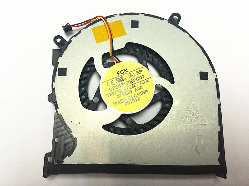 Новый и оригинальный вентилятор для ноутбука Dell XPS 15 L521x XPS15 037XGD бесплатная