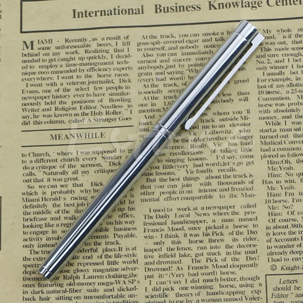 

Hot New Jinhao 126 Executive Complete Silver Fine Hooded Nib Fountain Pen Ink Pen