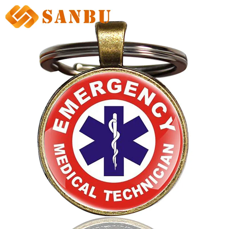 Новый Модный классический EMT медицинский техник медсестры брелок с