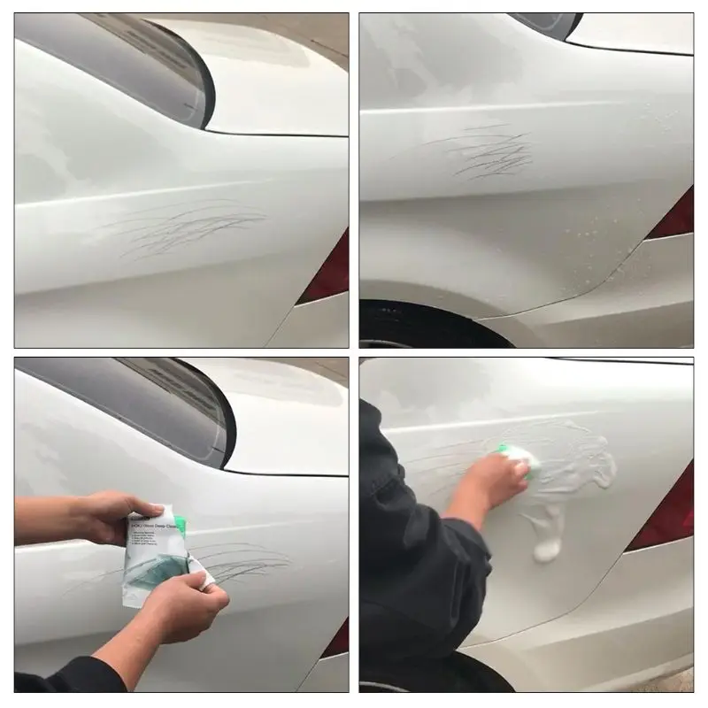 

Car Scratch Removing Liquid Sponge Glass Deep Cleanser Car Glass Cleaning Sponge Glass Remove Oil Film