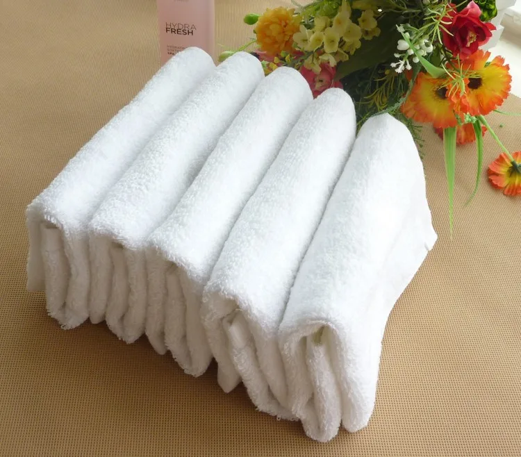 New Arrival 20PCS/Lot Cheap Towel White small towel 25*25cm 100 cotton