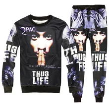 New Men Print O-neck Long Sleeve+Pants Sport Mens Suits /Tracksuits/Workout Clothes Set Tracksuits Breatheable Running set