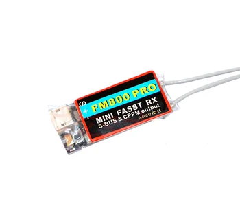 

Mini 2.4G FM800 PRO SBUS CPPM RX Receiver Compatible with Futaba F3 CC3D Naze32