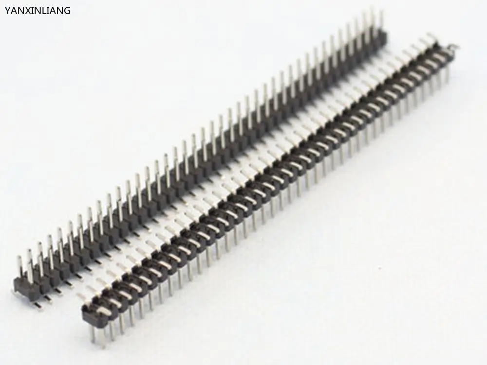 10 шт. позолоченный шаг 2 54 мм 2x40 Pin 80 двухрядный SMT SMD штыревой разъем | Обустройство
