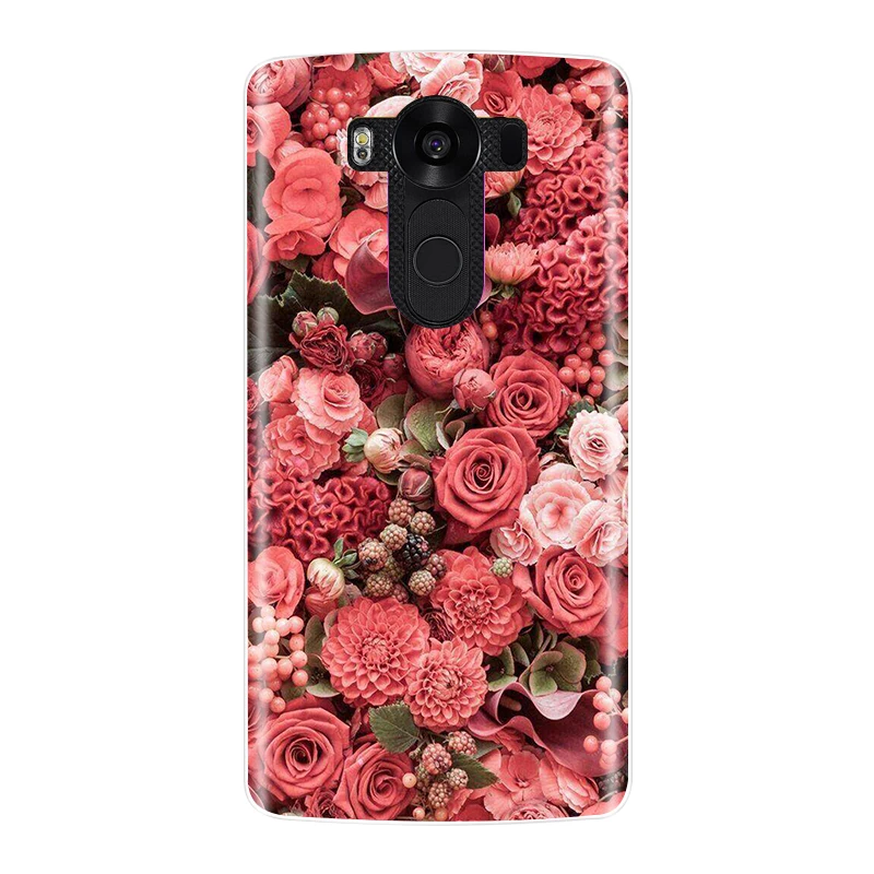 Чехол для телефона LG V10 Мягкая силиконовая задняя крышка из ТПУ с милым котом F600