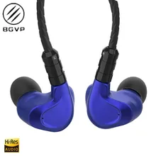 BGVP DMG 2DD+ 4BA Гибридный наушник-вкладыш металлический высококачественный монитор со съемным кабелем MMCX и тремя насадками